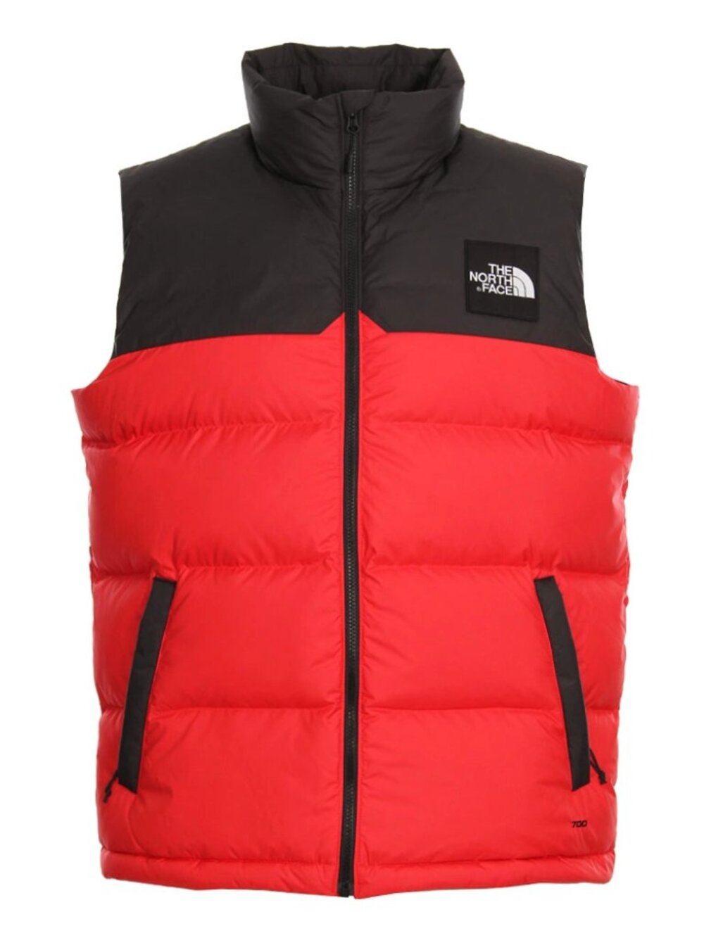 THE NORTH FACE Boy's Black Red Puffer Vest Size XL ( 18-20) .